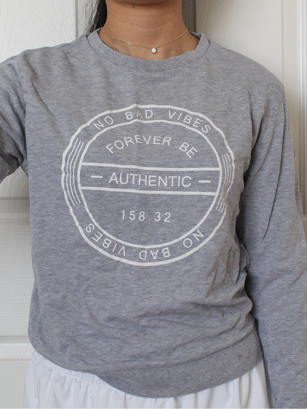 Long Sleeve Grey Tee